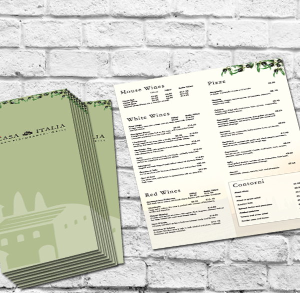 Casa Italia - Menu Cta