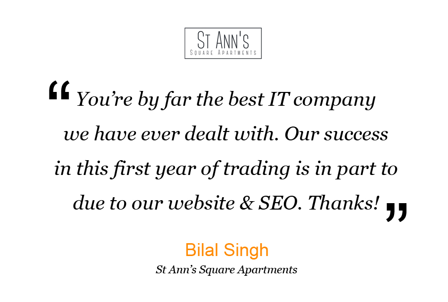 St Anns Square Apartments Testimonial